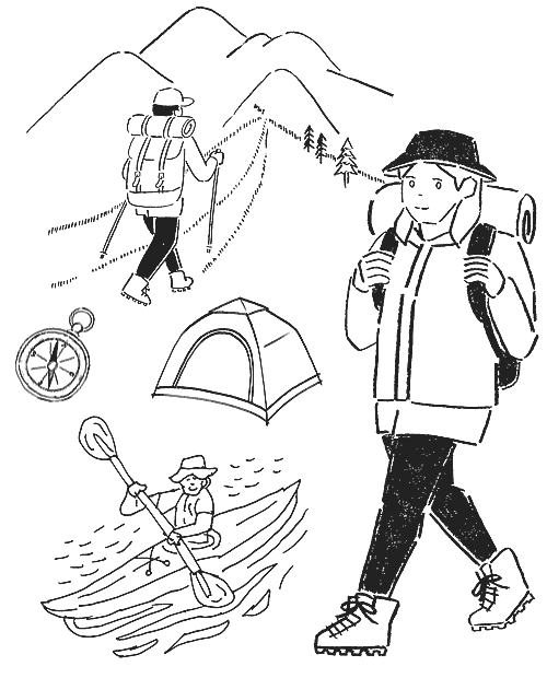 サマーシーズン・グリーンシーズンのイラスト