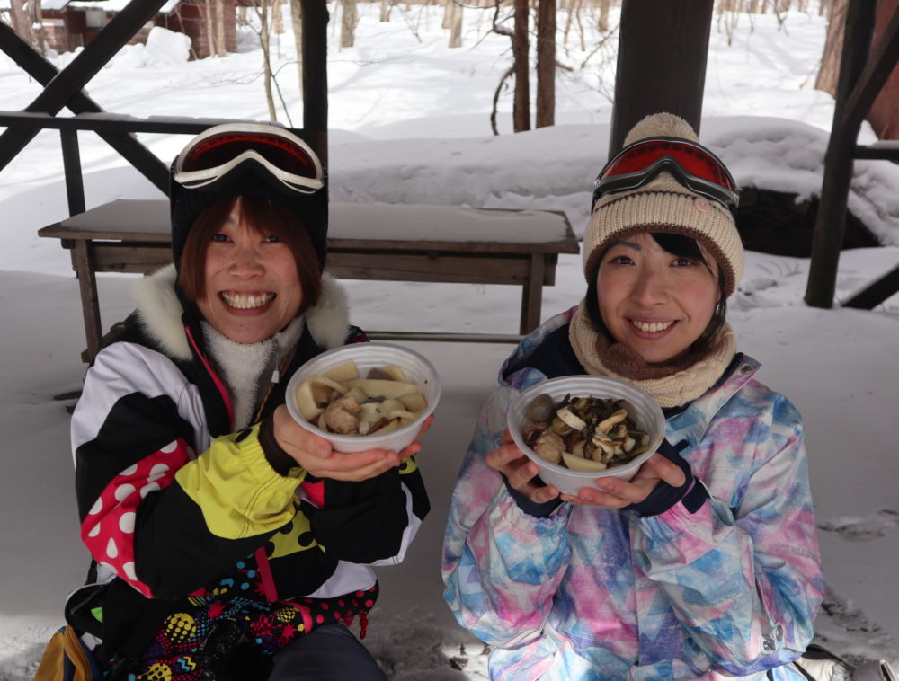「大峰沼」スノートレッキング１日ツアー