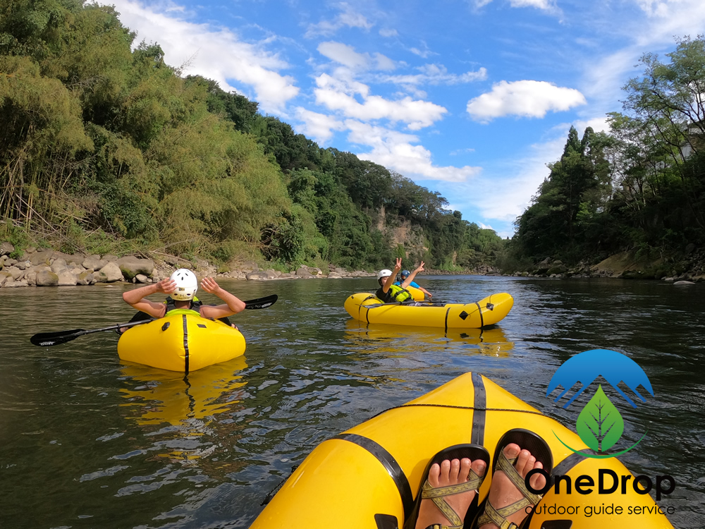 パックラフト川下り体験