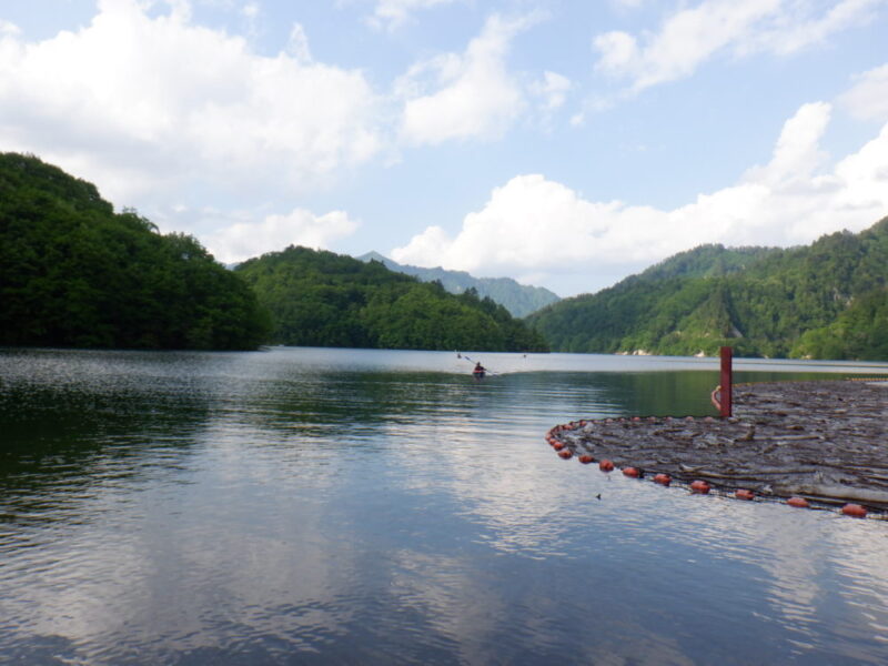 奥利根湖カヌー１日ツアー