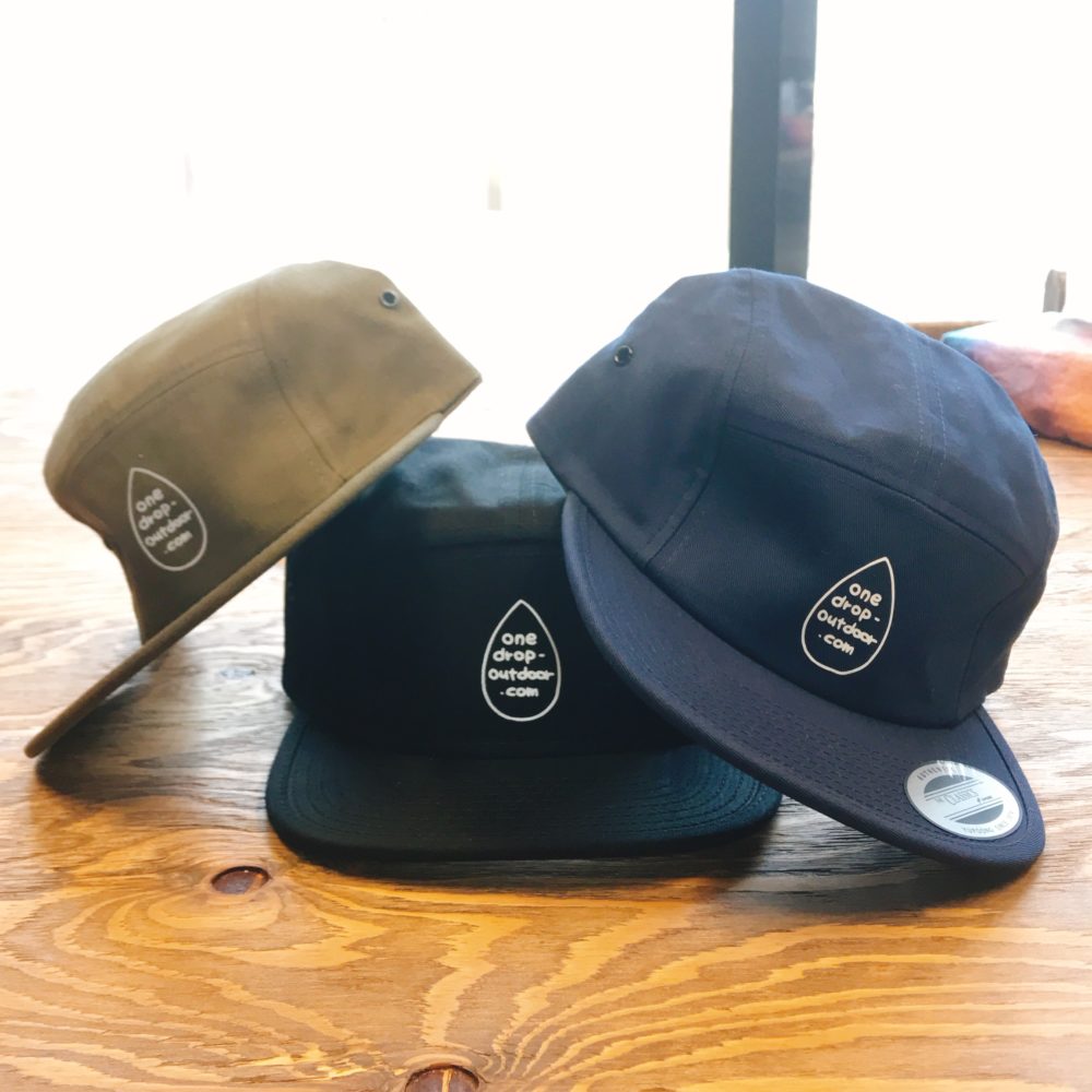 滴 キャンプキャップ