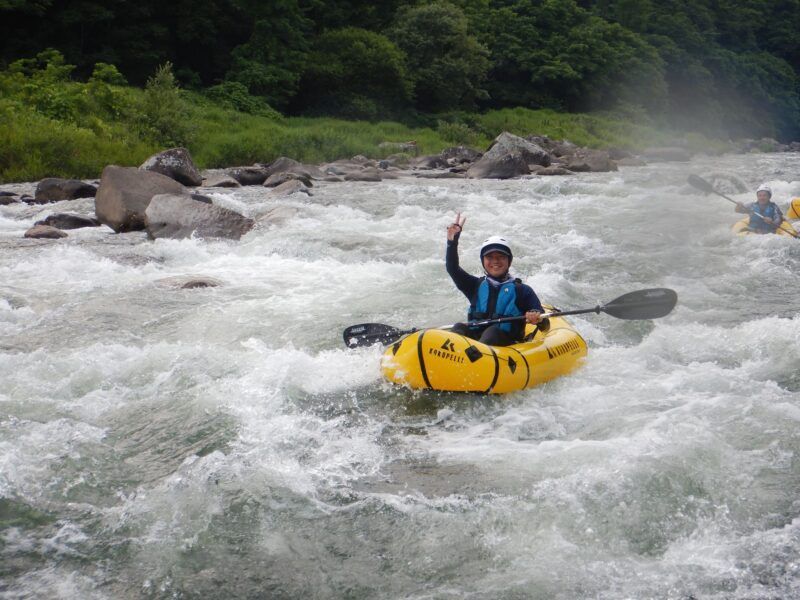 パックラフトダウンリバー1日ツアーレベル１（旧入門）