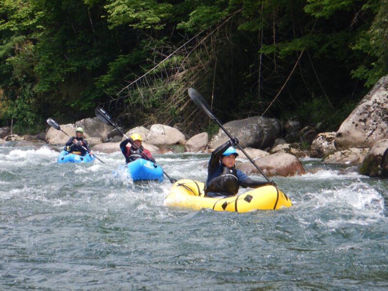パックラフトダウンリバー１日ツアーレベル２（旧初級）