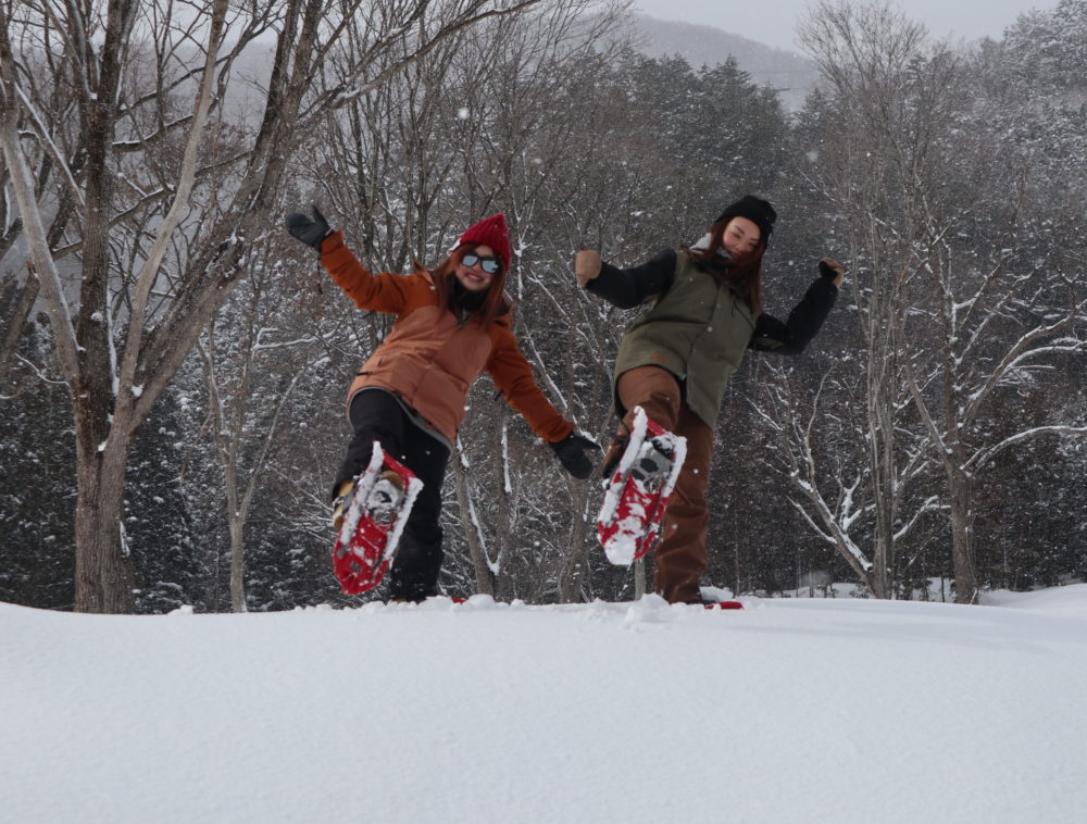 片品村・上州武尊山の麓でスノートレッキング半日ツアー