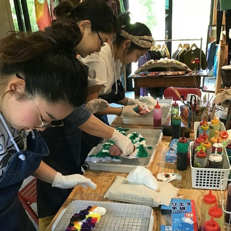 持ち込み素材タイダイ染めプラン